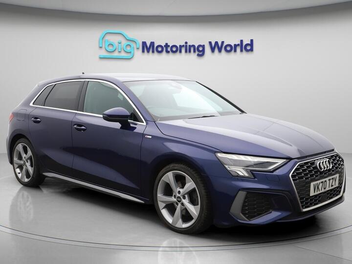 Audi A3 1.5 TFSI 35 S Line Sportback S Tronic Euro 6 (s/s) 5dr