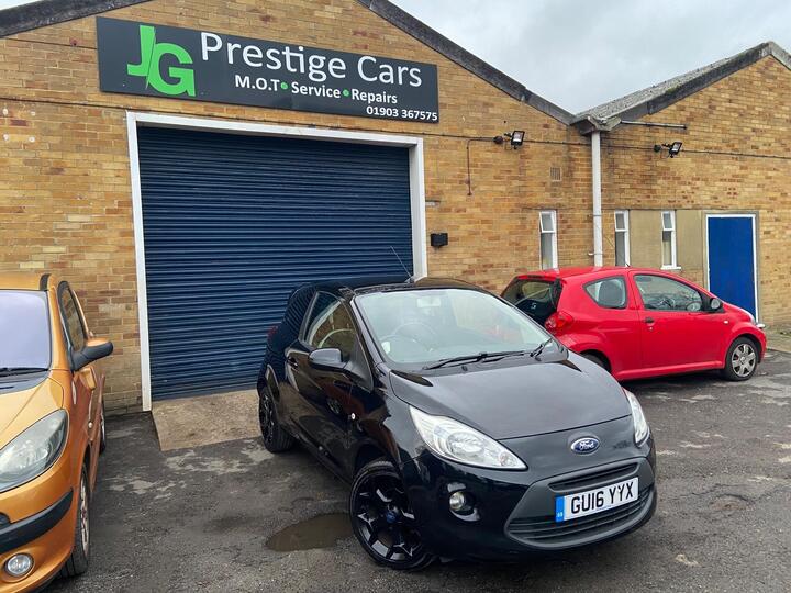 Ford Ka 1.2 Zetec Black Edition Euro 6 (s/s) 3dr