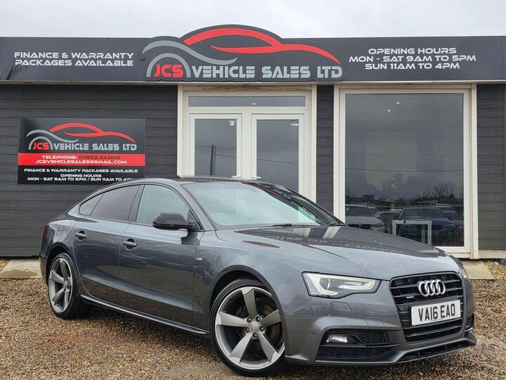 Audi A5 2.0 TDI Black Edition Plus Sportback S Tronic Quattro Euro 6 (s/s) 5dr