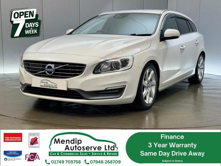 Volvo V60 2.0 T4 SE Lux Nav Estate 5dr Petrol Auto Euro 6 (s/s) (190 Ps)