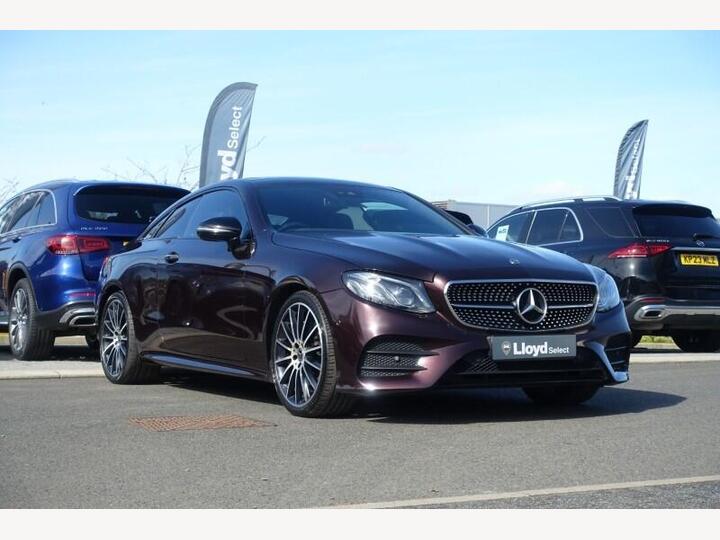Mercedes-Benz E CLASS 2.0 E220d AMG Line (Premium Plus) G-Tronic+ Euro 6 (s/s) 2dr Mercedes-Benz E CLASS 2.0 E220d AMG Line (Premium Plus) G-Tronic+ Euro 6 (s/s) 2dr