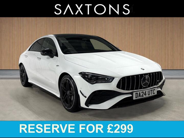 Mercedes-Benz CLA 2.0 CLA35h MHEV AMG (Premium Plus) Coupe 8G-DCT 4MATIC Euro 6 (s/s) 4dr Mercedes-Benz CLA 2.0 CLA35h MHEV AMG (Premium Plus) Coupe 8G-DCT 4MATIC Euro 6 (s/s) 4dr
