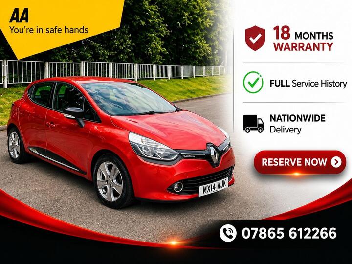 Renault Clio 1.2 16V Dynamique MediaNav Euro 5 5dr Renault Clio 1.2 16V Dynamique MediaNav Euro 5 5dr
