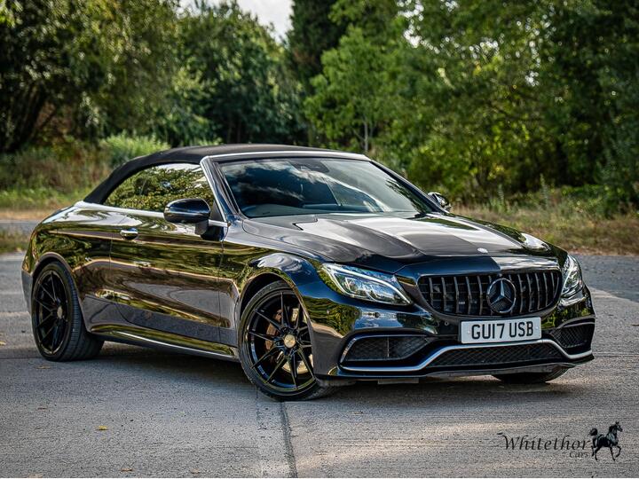 Mercedes-Benz C Class 4.0 C63 V8 BiTurbo AMG (Premium) Cabriolet SpdS MCT Euro 6 (s/s) 2dr