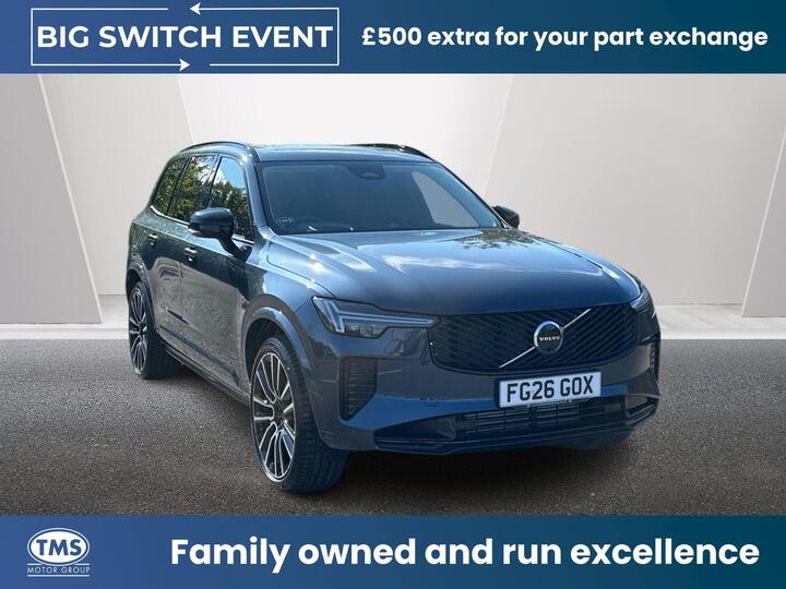 Volvo XC90 Ultra, T8 AWD Plug-in Hybrid, Electric/Petrol, Dark, ( 22' Alloy Wheels )