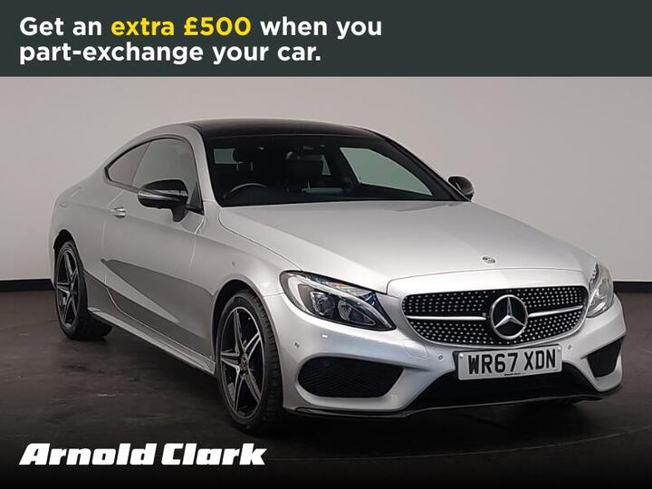 Mercedes-Benz C Class 2.0 C200 AMG Line (Premium Plus) G-Tronic+ Euro 6 (s/s) 2dr