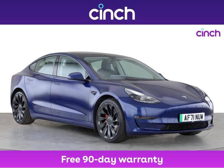 Tesla Model 3 (Dual Motor) Performance Auto 4WDE 4dr (Performance Upgrade)