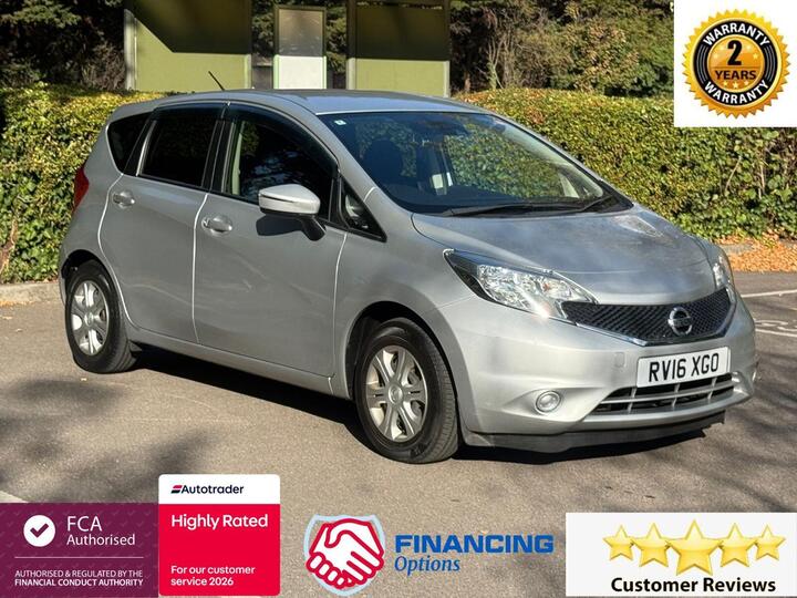 Nissan Note 1.2 DIG-S Acenta Hatchback 5dr Petrol CVT Euro 5 (s/s) (98 Ps)