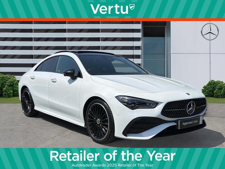 Mercedes-Benz CLA 1.3 CLA180h MHEV AMG Line (Premium Plus) Coupe 7G-DCT Euro 6 (s/s) 4dr Mercedes-Benz CLA 1.3 CLA180h MHEV AMG Line (Premium Plus) Coupe 7G-DCT Euro 6 (s/s) 4dr