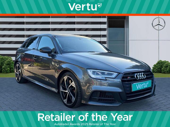 Audi S3 2.0 TFSI Black Edition Sportback S Tronic Quattro Euro 6 (s/s) 5dr