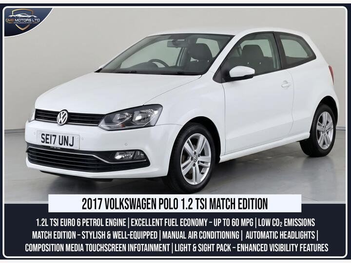 Volkswagen Polo 1.2 TSI BlueMotion Tech Match Edition Euro 6 (s/s) 3dr