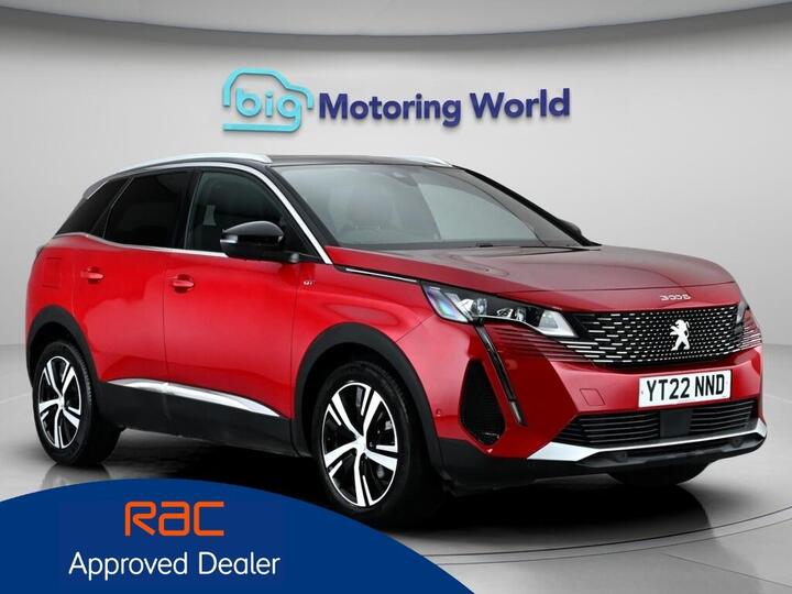 Peugeot 3008 1.2 PureTech GT EAT Euro 6 (s/s) 5dr