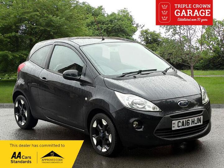Ford Ka 1.2 Zetec Black Edition Euro 6 (s/s) 3dr