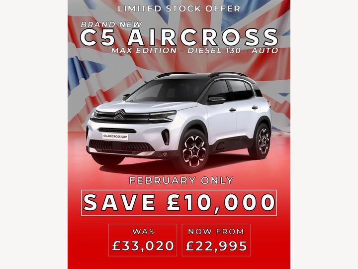 Citroen C5 Aircross 1.5 BlueHDi MAX Edition EAT8 Euro 6 (s/s) 5dr