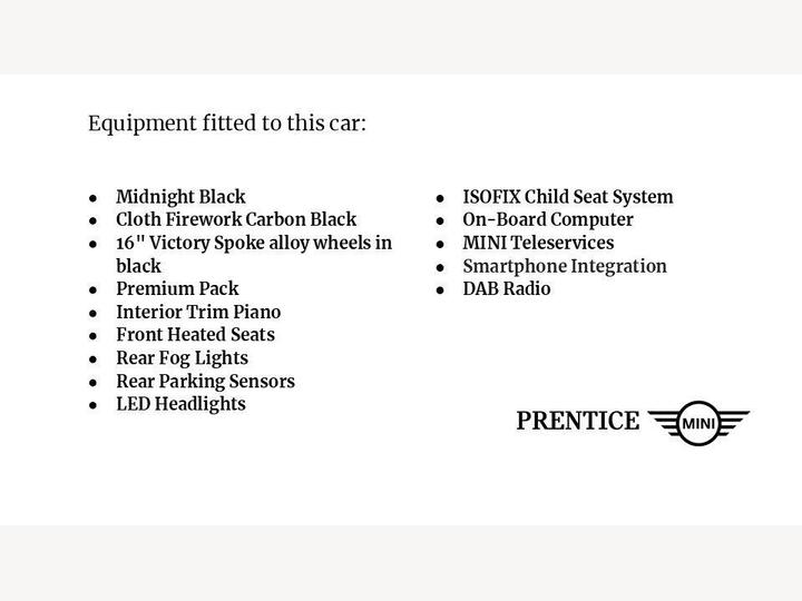 MINI Hatch 1.5 Cooper Classic Steptronic Euro 6 (s/s) 3dr