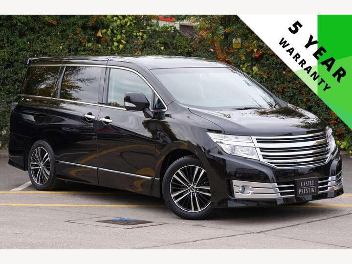 Nissan ELGRAND RIDER BLACK LEATHER SEAT Nissan ELGRAND RIDER BLACK LEATHER SEAT