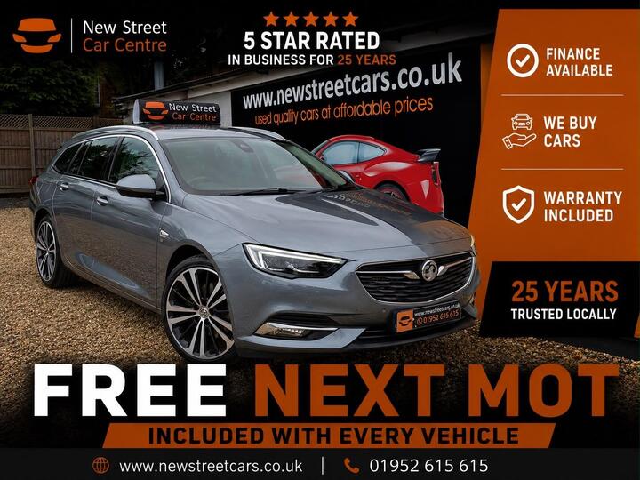Vauxhall Insignia 2.0 Turbo D BlueInjection Elite Nav Sports Tourer Auto Euro 6 (s/s) 5dr