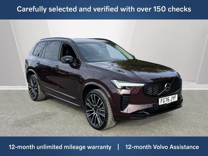 Volvo XC90 2.0 T8 18.8kWh Ultra Dark Auto 4WD Euro 6 (s/s) 5dr