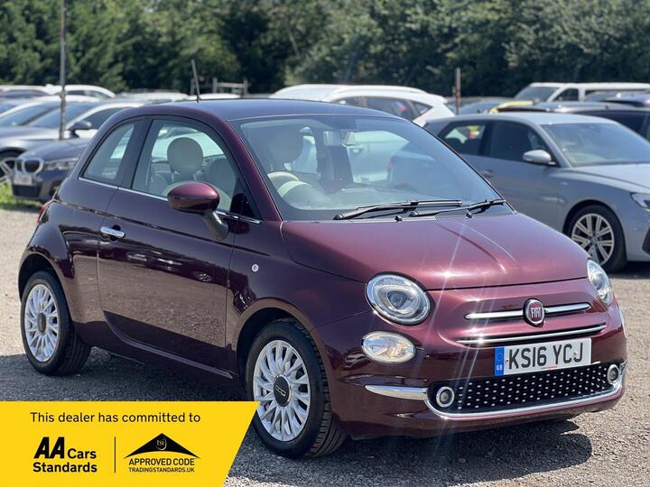 Fiat 500 1.2 Lounge Euro 6 (s/s) 3dr