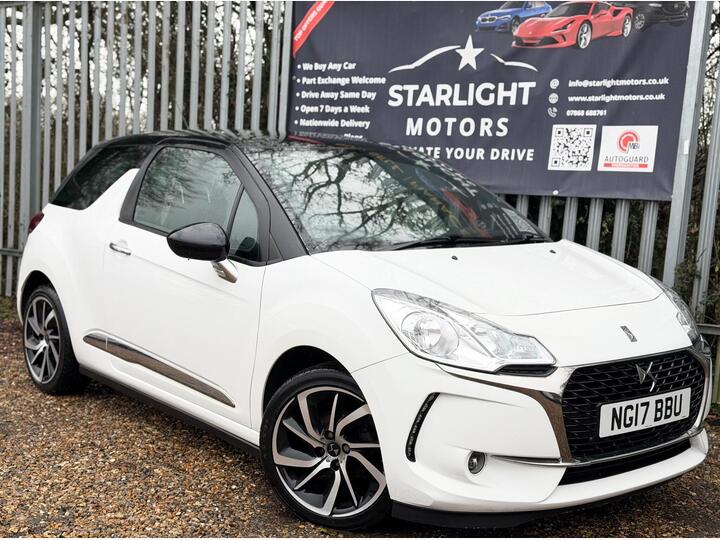 DS AUTOMOBILES DS 3 1.2 PureTech Connected Chic Euro 6 3dr DS AUTOMOBILES DS 3 1.2 PureTech Connected Chic Euro 6 3dr