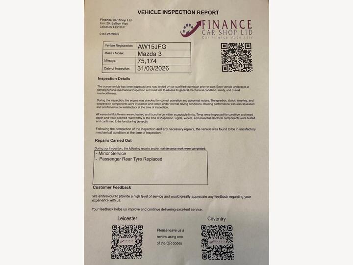 Mazda Mazda3 2.0 SKYACTIV-G SE-L Nav Euro 6 (s/s) 5dr