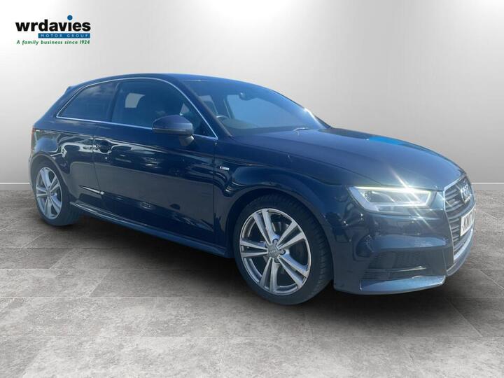 Audi A3 2.0 TDI S Line S Tronic Auto 6Spd Quattro Euro 6 (s/s) 3dr