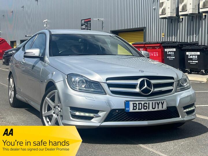 Mercedes-Benz C Class 1.8 C180 BlueEfficiency AMG Sport Edition 125 G-Tronic+ Euro 5 (s/s) 2dr