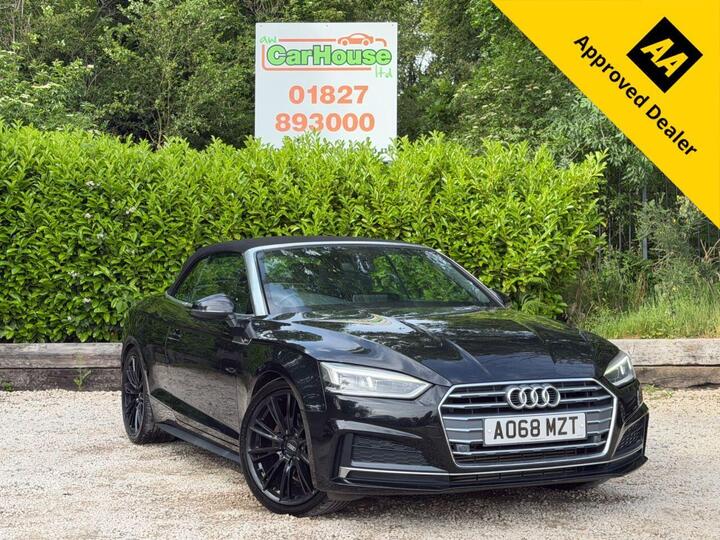 Audi A5 CABRIOLET 2.0 TFSI 40 S Line S Tronic Euro 6 (s/s) 2dr Audi A5 CABRIOLET 2.0 TFSI 40 S Line S Tronic Euro 6 (s/s) 2dr