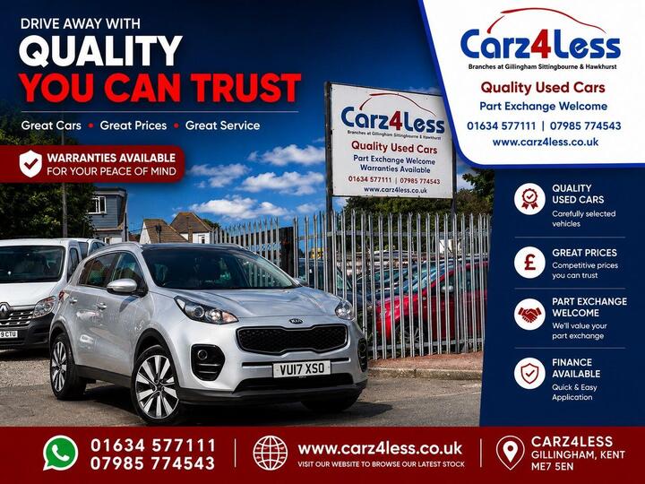 Kia Sportage 1.7 CRDi 3 Euro 6 (s/s) 5dr