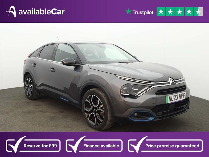 Citroen E-C4 50kWh Shine Plus Auto 5dr (7.4kW Charger)