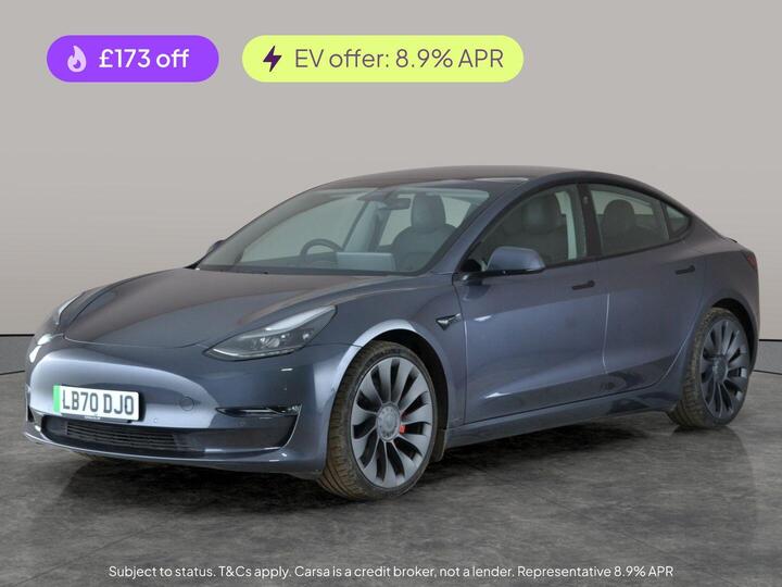 Tesla Model 3 (Dual Motor) Performance Auto 4WDE 4dr (Performance Upgrade) Tesla Model 3 (Dual Motor) Performance Auto 4WDE 4dr (Performance Upgrade)