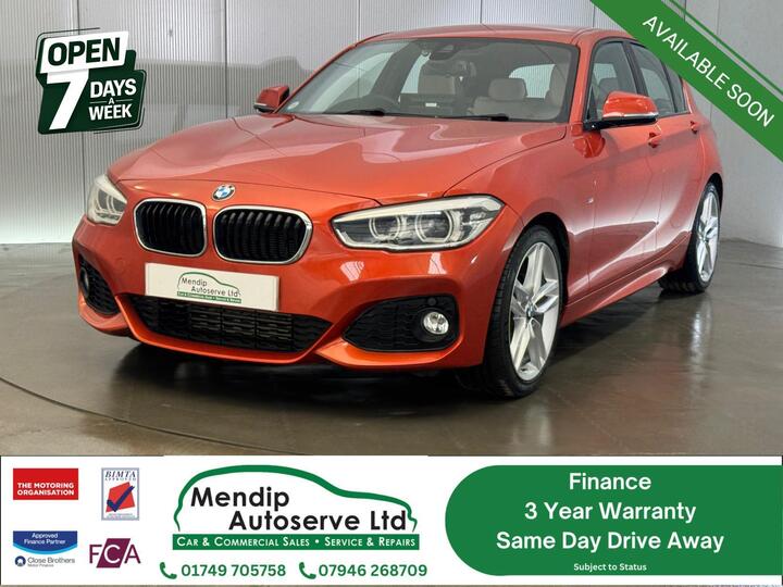 BMW 1 Series 1.6 118i M Sport Hatchback 5dr Petrol Auto Euro 6 (s/s) (136 Ps)