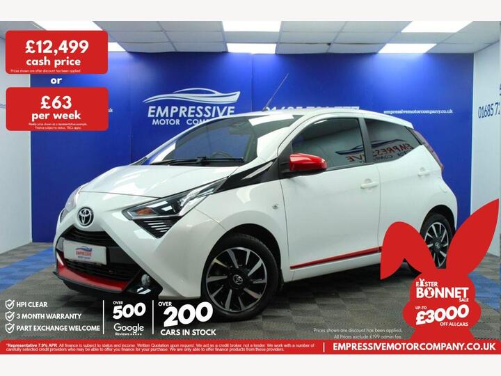 Toyota AYGO 1.0 VVT-i X-trend X-shift Euro 6 5dr (Safety Sense)