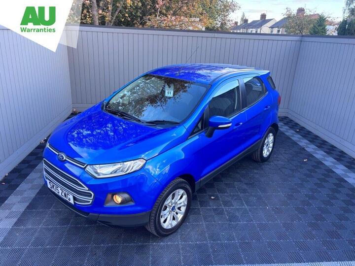 Ford ECOSPORT 1.0T EcoBoost Zetec 2WD Euro 6 (s/s) 5dr