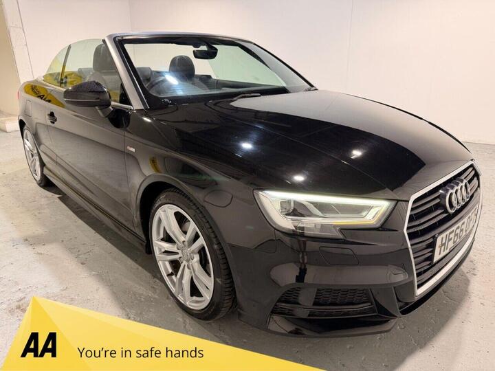 Audi A3 CABRIOLET 2.0 TDI S Line S Tronic Auto 6Spd Euro 6 (s/s) 2dr