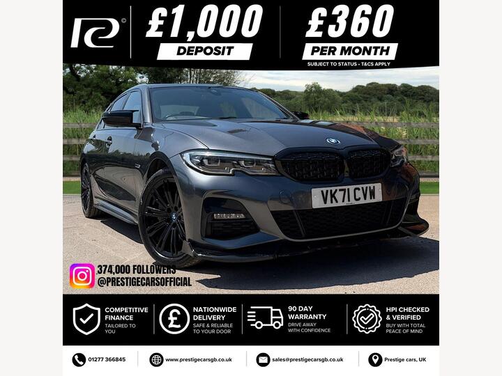 BMW 3 SERIES 2.0 330e 12kWh M Sport Auto Euro 6 (s/s) 4dr