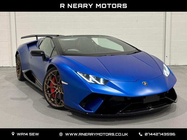 Lamborghini Huracan 5.2 V10 LP 640-4 Performante Spyder LDF 4WD Euro 6 (s/s) 2dr Lamborghini Huracan 5.2 V10 LP 640-4 Performante Spyder LDF 4WD Euro 6 (s/s) 2dr