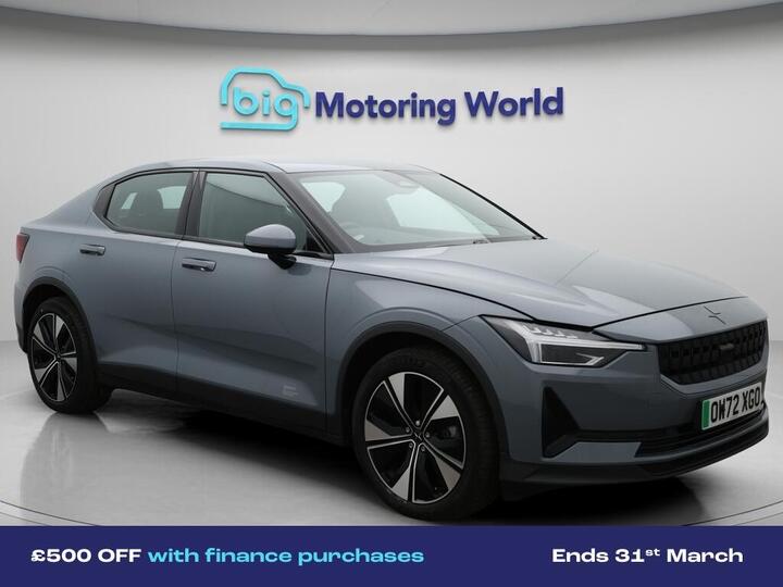 Polestar Polestar 2 Single Motor 69kWh Standard Range Fastback Auto FWD 5dr