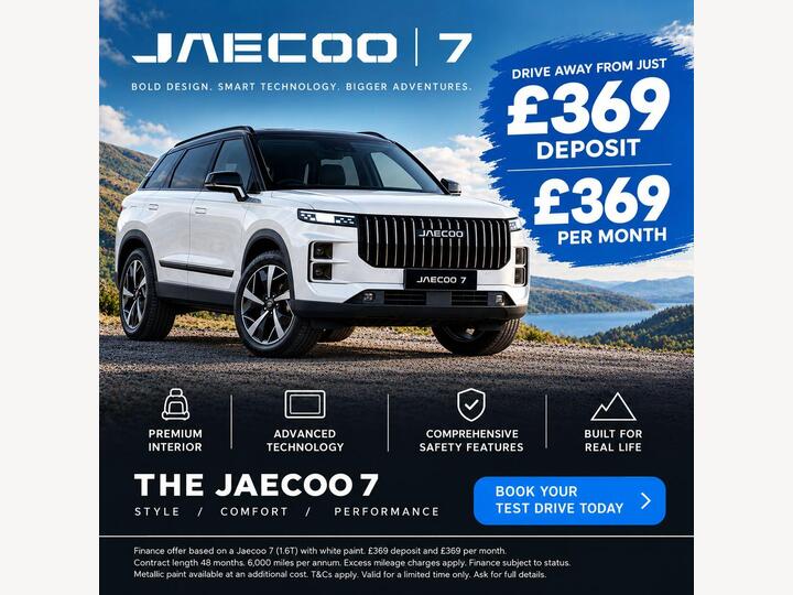 JAECOO 7 1.5T SHS 18.3kWh Luxury Auto Euro 6 (s/s) 5dr