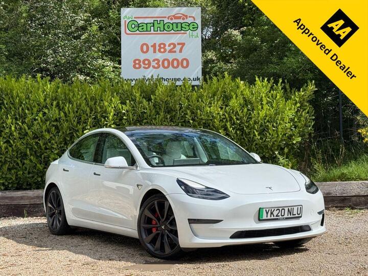 Tesla Model 3 (Dual Motor) Performance Auto 4WDE 4dr (Performance Upgrade)