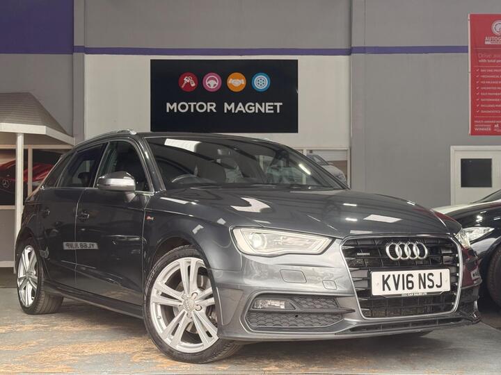 Audi A3 2.0 TDI S Line Sportback S Tronic Quattro Euro 6 (s/s) 5dr (Nav)