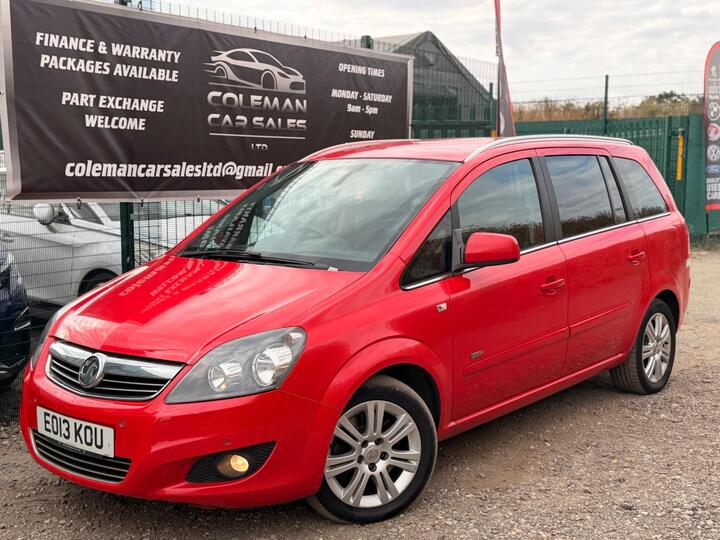 Vauxhall Zafira 1.7 CDTi EcoFLEX Design Euro 5 5dr (SNav)