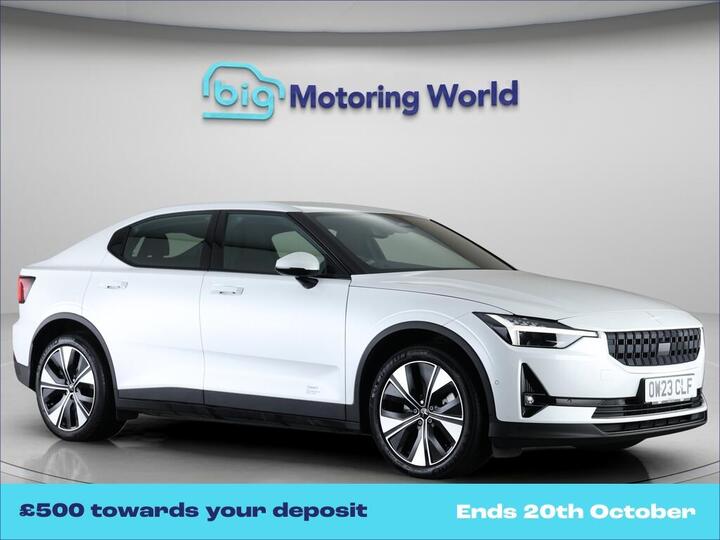 Polestar Polestar 2 Single Motor 69kWh Standard Range Fastback Auto FWD 5dr
