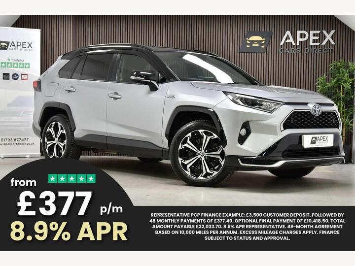 Toyota RAV4 2.5 VVT 18.1kWh Dynamic CVT 4WD Euro 6 (s/s) 5dr Toyota RAV4 2.5 VVT 18.1kWh Dynamic CVT 4WD Euro 6 (s/s) 5dr