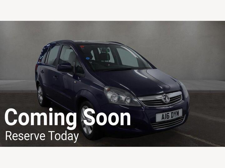 Vauxhall Zafira 1.6 16V Exclusiv Euro 5 5dr