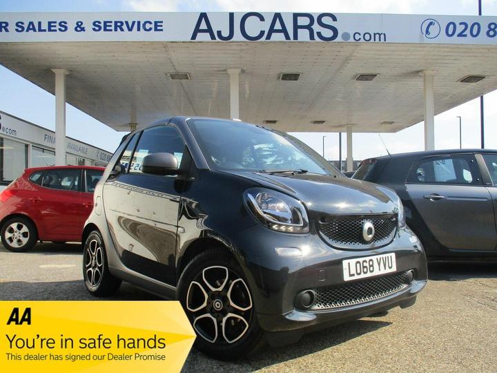 Smart Fortwo Cabrio 1.0 Prime Cabriolet Twinamic Euro 6 (s/s) 2dr