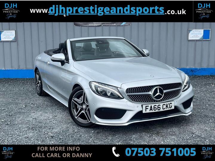 Mercedes-Benz C Class 2.1 C220d AMG Line (Premium Plus) Cabriolet G-Tronic+ Euro 6 (s/s) 2dr