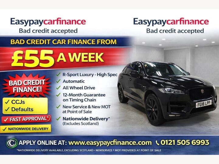 Jaguar F-PACE 2.0 D180 R-Sport Auto AWD Euro 6 (s/s) 5dr