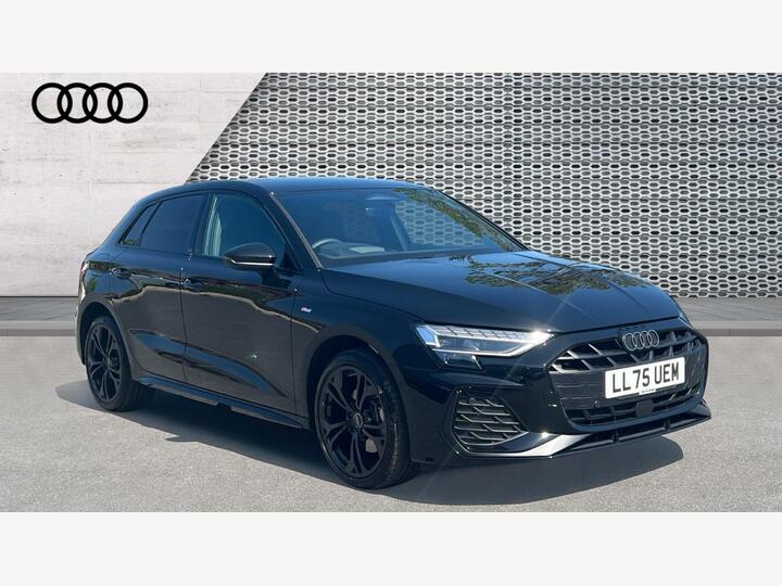 Audi A3 1.5 TFSIe Black Edition Sportback S Tronic Euro 6 (s/s) 5dr 17.9kWh