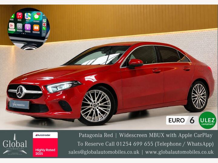 Mercedes-Benz A-CLASS 1.3 A180 Sport Edition (Executive) 7G-DCT Euro 6 (s/s) 4dr